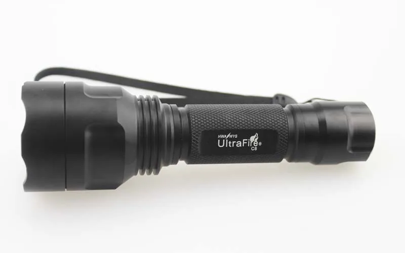 

Super Bright C8 LED Torch Lamp CREE XP-L HI V2 1600lm Cool White Light SMO 3-mode LED Flashlight Powered by 18650 Battery