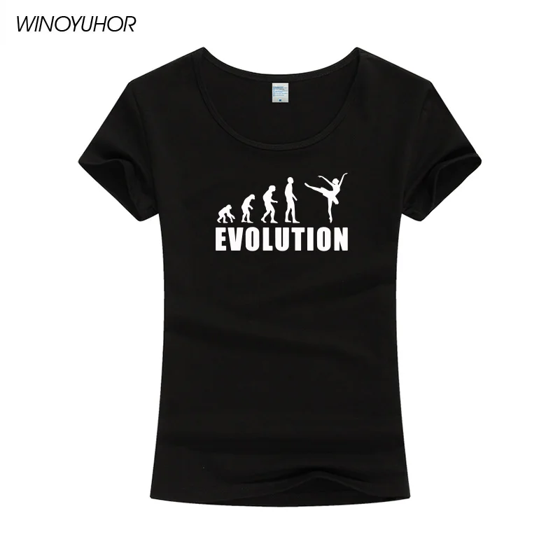 Evolution Of Ballet Dancer Tee Women Summer Funny Short Sleeve Female Tops Fashion Casual T Shirt Brand Clothing Evolution Of Ballet Dancer Tee Women Summer Funny Short Sleeve Female Tops Fashion Casual T Shirt Brand Clothing
