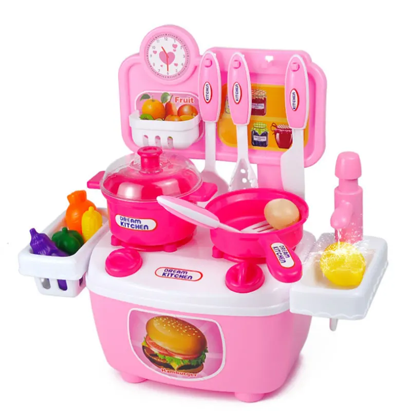 New Hot 1 Pcs Kitchen Pretend Play Set Toy Plastic Miniature Cooking