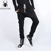 М~ ZXL! мужская одежда Старинные мужчина краткие свободные большой карман случайный луч брюки комбинезоны брюки шаровары певица костюмы