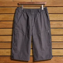 Новые летние Повседневное свободные короткие для Для мужчин плюс Размеры несколькими карманами Spodenki Meskie