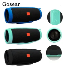 Gosear дорожный портативный мягкий силиконовый чехол защитный чехол с карабином для JBL Charge 3 J-BL Charge3 аксессуар для колонок