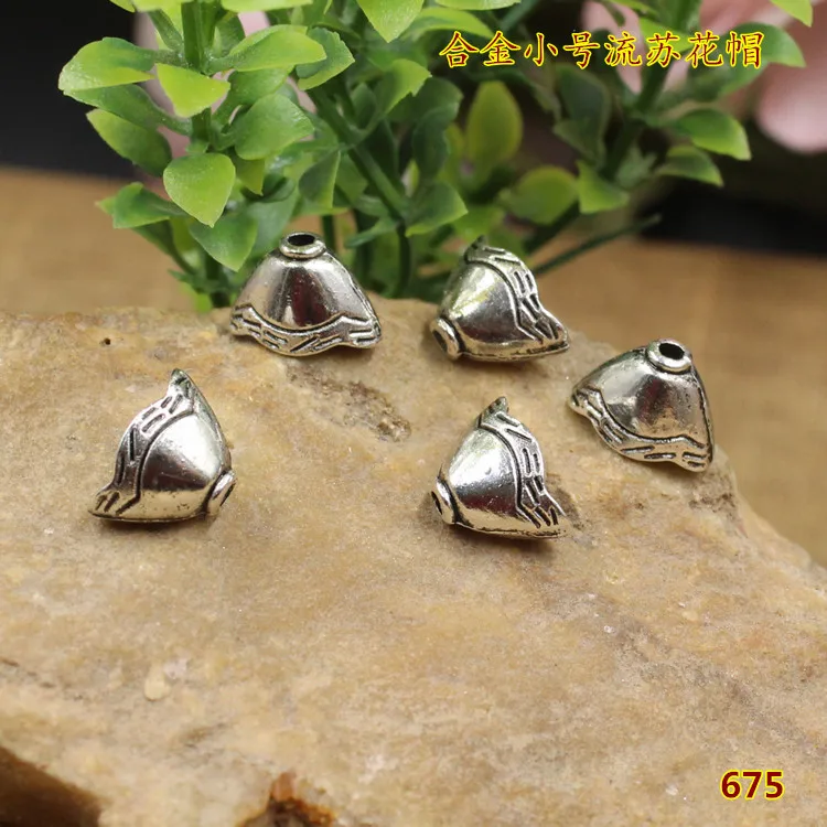Alloy Earring Jackets Receptacle 12x8mm Beads Caps Tassel End Caps 30pcs/lot DIY Jewelry Making Findings