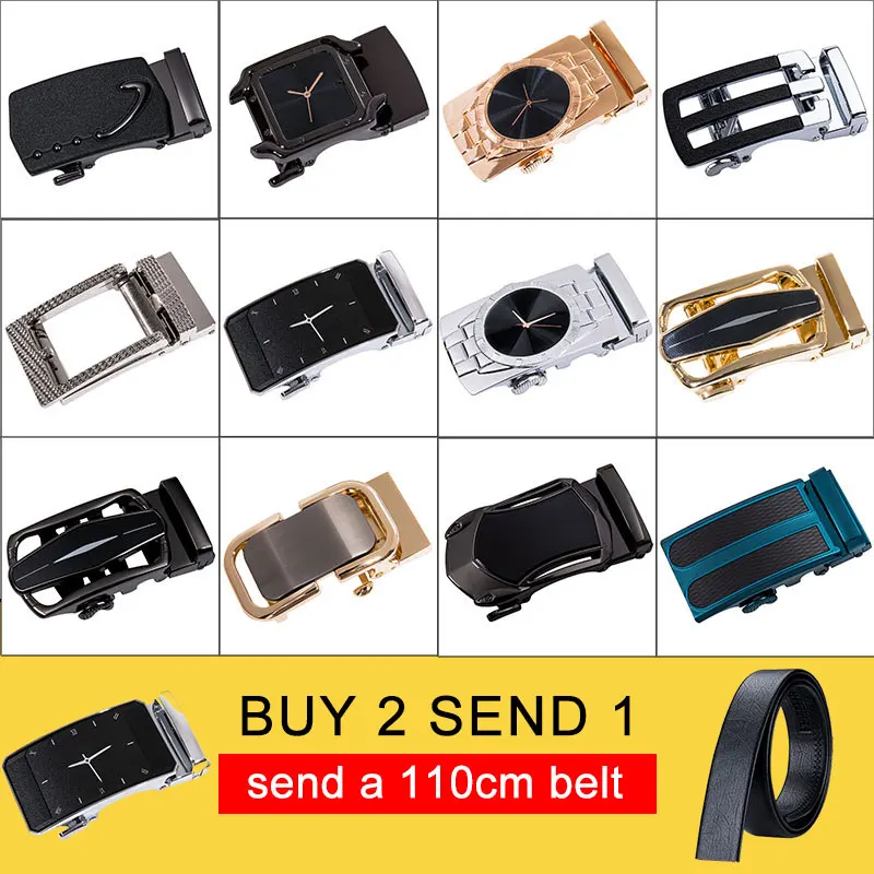 

DiBanGu Brand Men's Belt Buckles for Men leather Belt Automatic Buckles without Belt Business Alloy Gold Belt Buckle Heaad