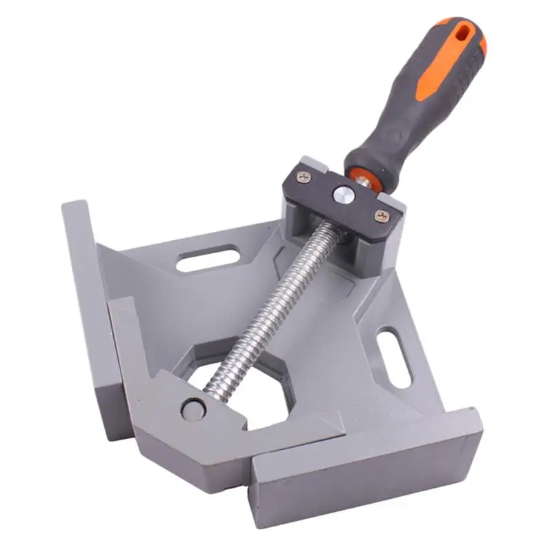 

Handle Right Angle 2-Axis Fixture Clamp Adjustable Aluminum Alloy Corner Vise for Framing Drilling Woodwork Furniture Installing