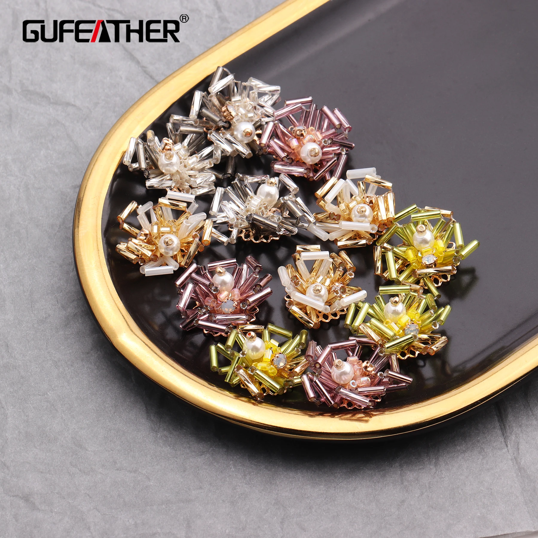 

GUFEATHER F131,jewelry accessories,diy beads pendant,flower shape,handmade,jewelry findings,diy earrings,jewelry making,6pcs/lot