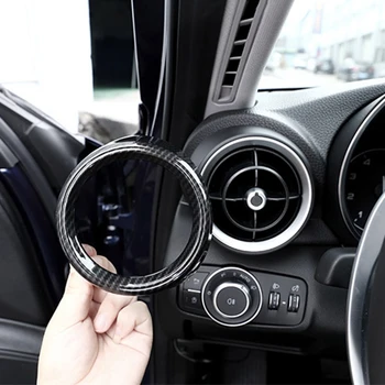 

Carbon Fiber Style For Alfa Romeo Giulia 2017 2018 Abs Plastic Front Side Air Conditioning Cover Frame Trim 2Pcs