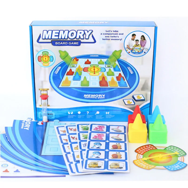 Memory Board Game Memory Matching Game for Kids English Verison Family