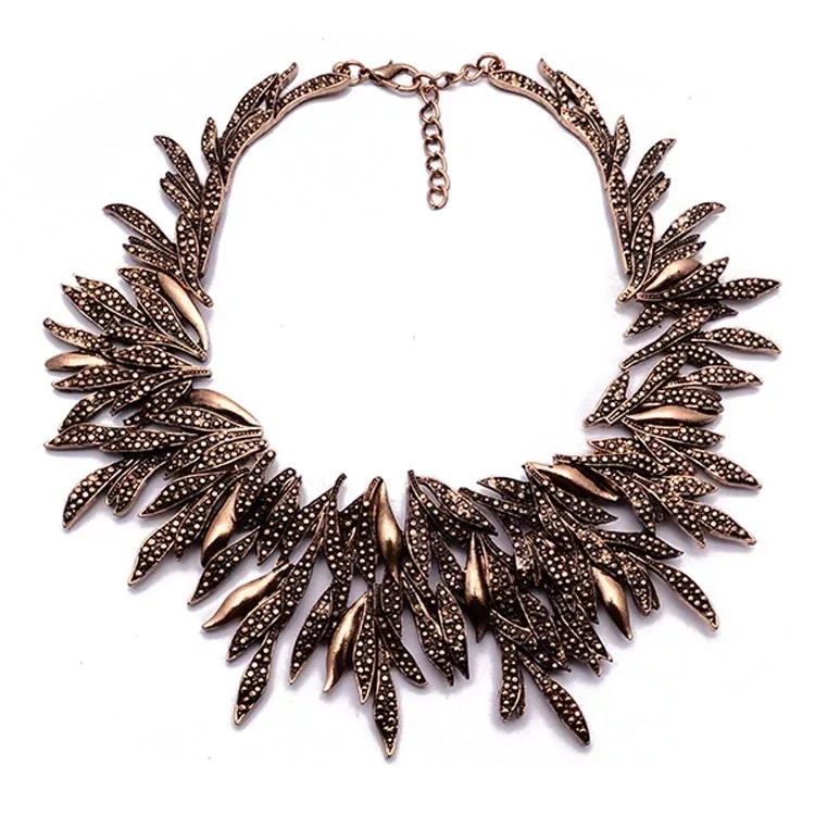 

Upscale Fashion women Jewelry luxury Boho Collier Stone Femme collar Choker Necklace Big Crystal Maxi Statement Necklace