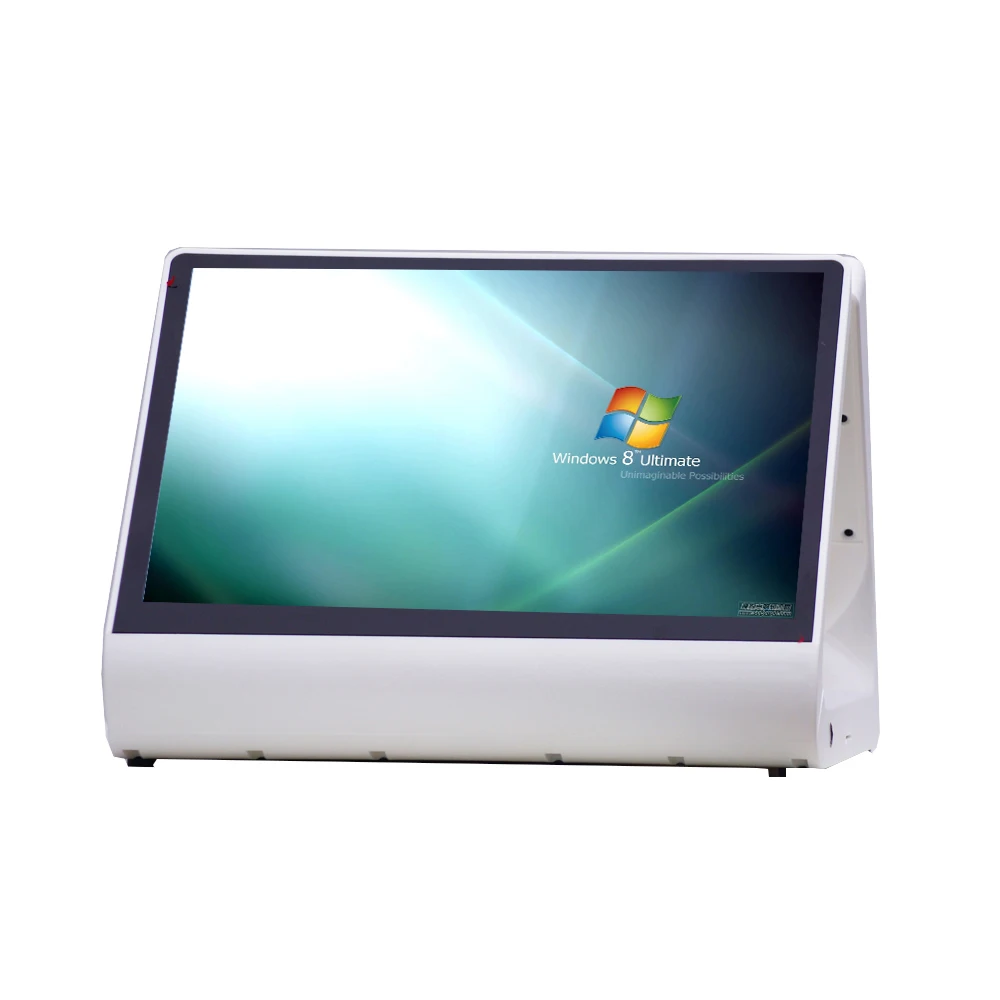 Windows os емкостный сенсорный экран 12 дюймов двойной POS кассовый аппарат