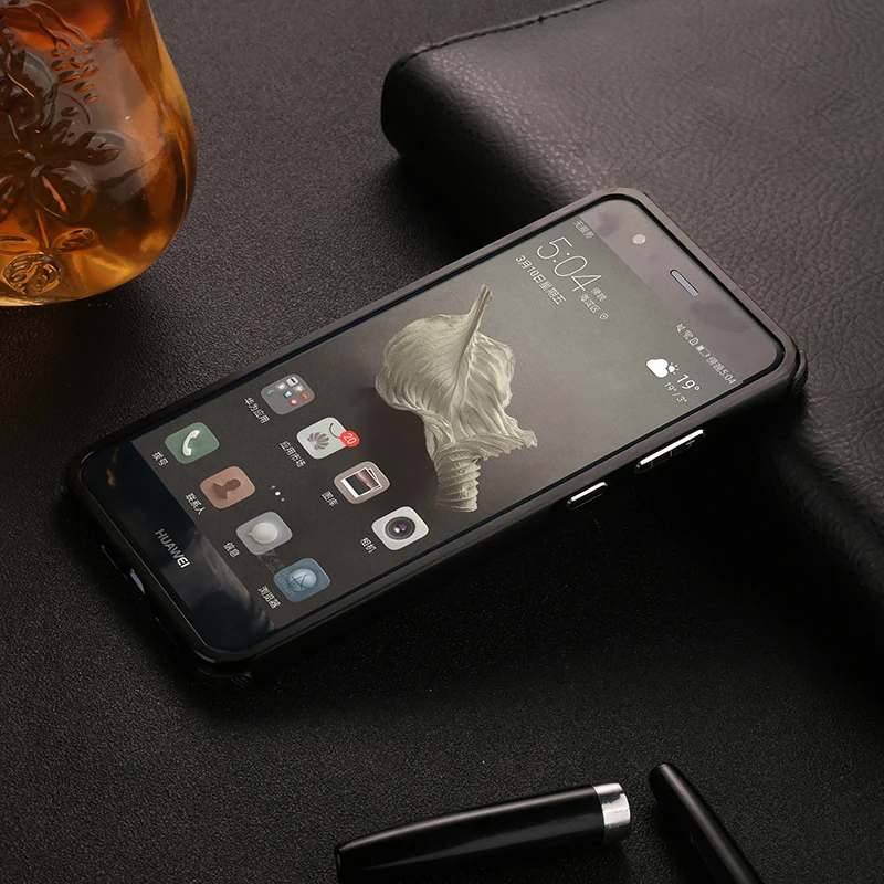 Zinkgelb для Huawei P10 Plus lite чехол роскошный блестящий тонкий жесткий металлический каркас+ карбоновое волокно Броня защитный чехол для телефона чехол Funda