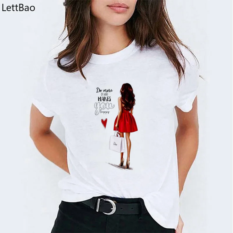 

super mom t shirt women Happy shopping vogue print graphic tees plus size korean clothes tumblr t-shirt femme streetwear style