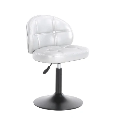 Континентальный Классический барный стул Кофейня модный высокий стул с подъемом спинки и вращающимся стулом барные стулья hokery - Цвет: D Low  Style PU