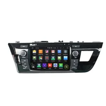 8 дюймов Android 5.1 4 ядра HD1024 * 600 dvd-плеер автомобиля toyota для Левин 2014-2015 Бесплатная 8 ГБ карта автомобиля видео стерео WI-FI