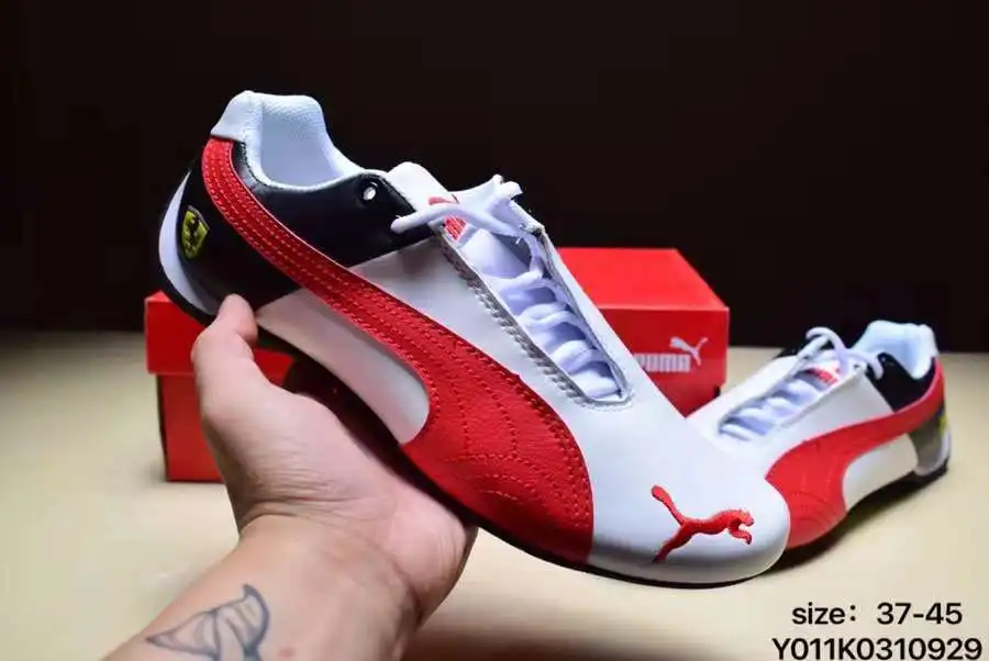 

FENTY PUMA Men's Running Shoes Drift Cat 7 Rosso Corsa F1 Racing Shoes Pro Sport Shoes Women Leather Sneaker Big Size 37-45