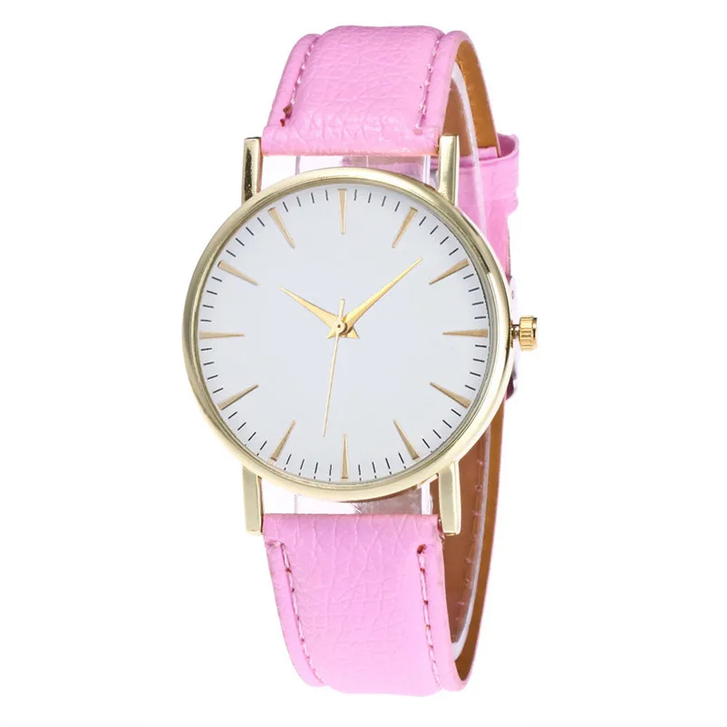 2018 High Quality Women's Watches casual watches Buckle Leather band Analog Alloy Quartz Wrist Watch clock Montre femme Y27 (3)