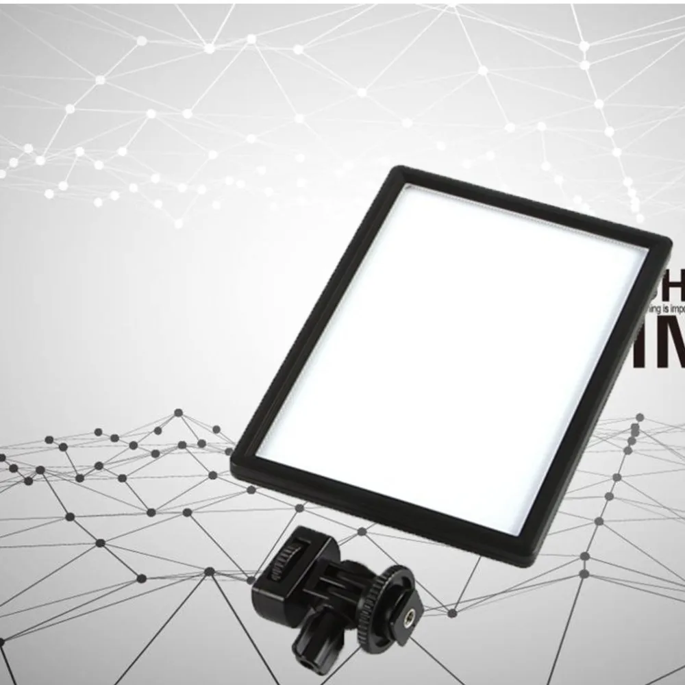 

L116T LED Video Light Ultra thin LCD Bi-Color & Dimmable DSLR Studio LED Light Lamp Panel for Camera DV Camcorder