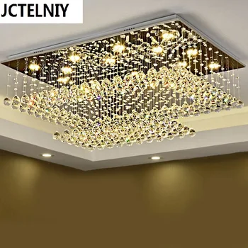

square crystal light led ceiling light restaurant lamp hotel lamp lamps