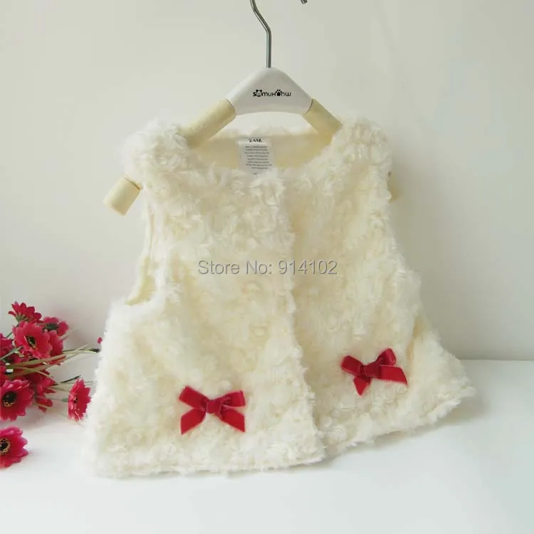 Жилет детский с искусственным мехом на осень/зиму|boys fur vest|infant vestbaby girl vest |