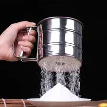 Новинка, сито из нержавеющей стали, чашка, порошок, мука, сито, сетчатый нож, инструменты для выпечки, кондитерские инструменты, Cozinha Cozinhar, инструменты для выпечки