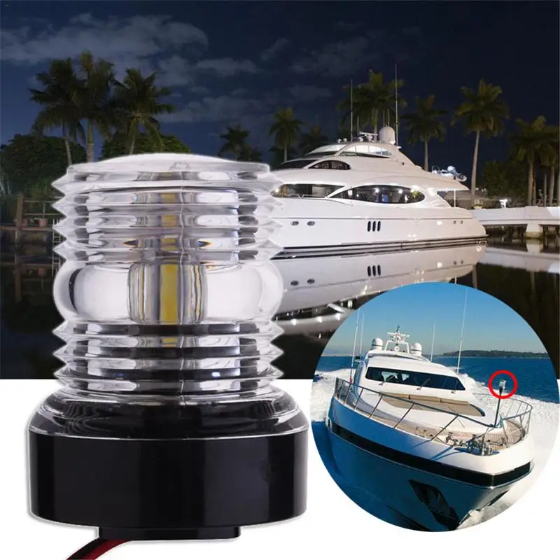 

LED Signal Indicator Anchor Mast Tail Light 360 angle Yacht Anchor Light Yacht LED Signal Light