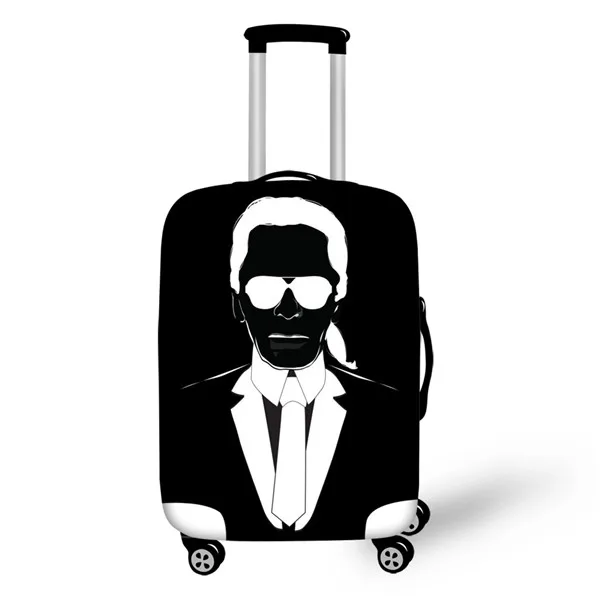 

THIKIN Fashion Karl Lagerfelds Printed Travel Suitcase Cover Waterproof Luggage Protector Cover For 18-30 inch Trolley Case