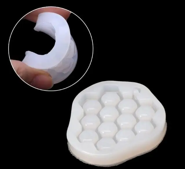 

Silicone Mold for jewelry pendant mold Crystal Epoxy Handmade a bunch of grape honeycomb with holes handmade tool DIY Craft