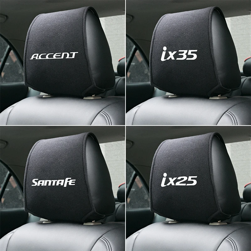 

1PCS Headrest Cover car styling for Hyundai Elantra Tucson Sonata IX35 IX45 Verna Elantra car accessories