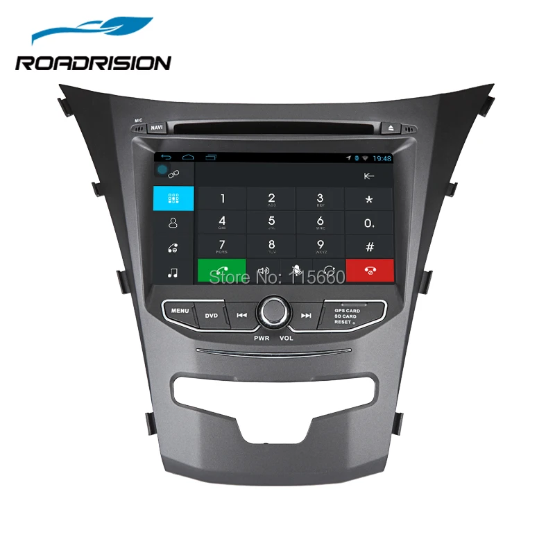 RoadRision 2din 7 &quotавтомобильный dvd плеер Android 6 0 для SsangYong Korando Actyon 2014 2015 авто радио с gps