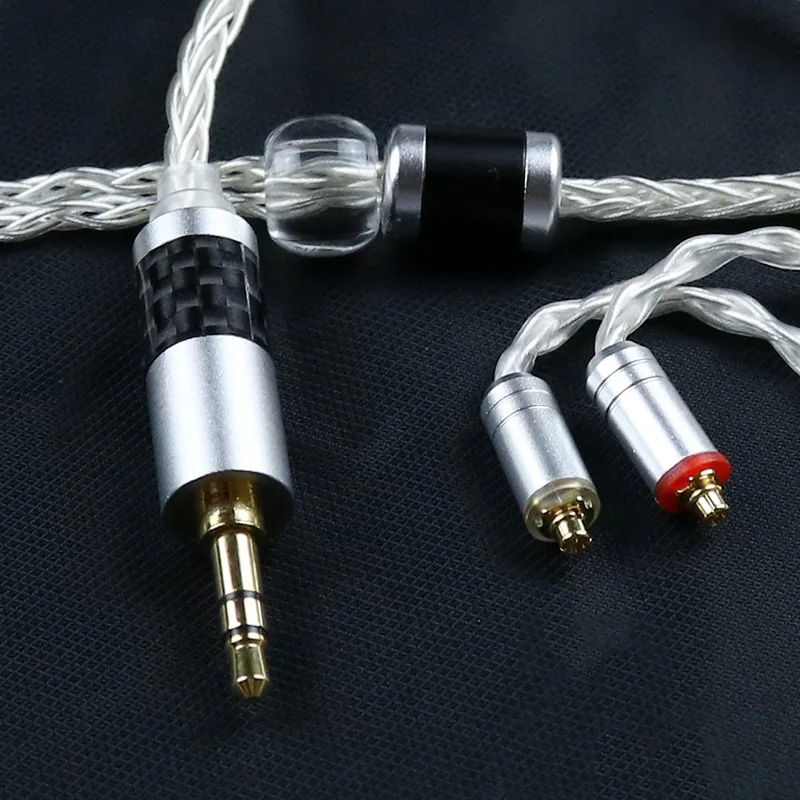 Комплект Сменный кабель для наушников 3,5 мм штекер 2 Pin 0,78 мм разъем MMCX IE80 IM используется для TFZ Shuer Weston Audio-Technica