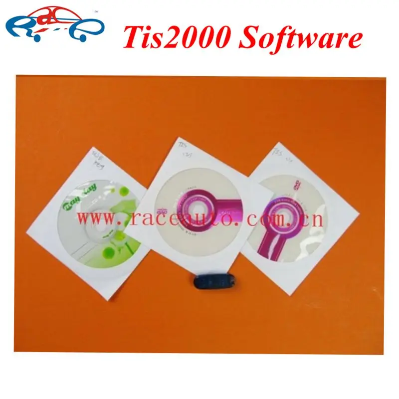 2019 Новое поступление программное обеспечение TIS 2000 CD и USB ключ TIS2000 для программы