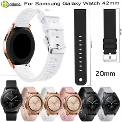 20 ремешок для часов, мм силиконовый браслет для samsung Шестерни Спорт S2/S4 Galaxy Watch 42mm для huami amazfit bip ремешок для huawei Watche 2