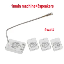 ZHUDELE металлический оконный микрофон аудио запись интерфон динамик, двухсторонний банк офис магазин станция 3 шт. 4 Вт оконный микрофон