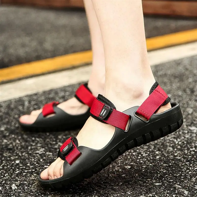 

Men Mesh Cloth Sandals Beach Sandal Open Toe Shoes Breathable Sports Sandal Size 40-45