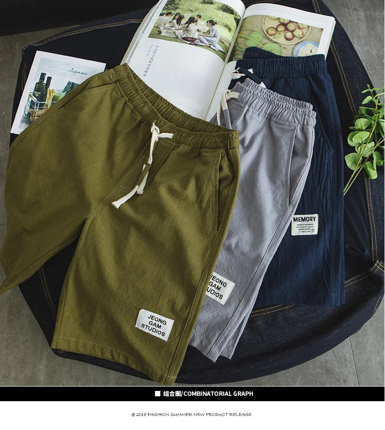 best casual shorts 2022 Summer Home Casual Shorts Men ,fashion Plus Size Mens Loose Cotton Shorts , Comfortable Breathable White Shorts Male  S-5XL best casual shorts