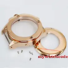 47 мм parnis Позолоченный полированный чехол из нержавеющей стали 316L с сапфировым стеклом