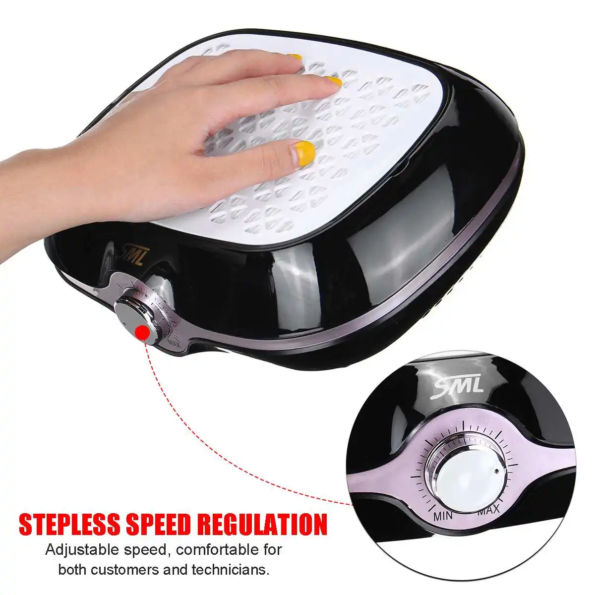 

80W Nail Dust Remover Suction Collector AC 100-240V Manicure Machine Nails Vacuum Cleaner Strong Nail Vacuum Cleaner Machine