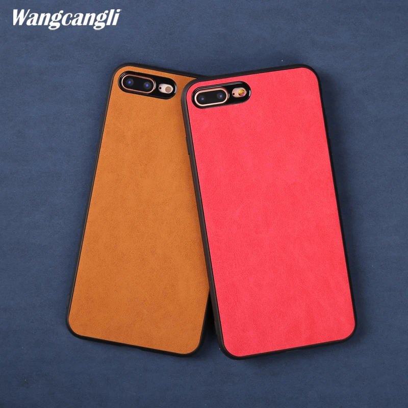 

Wangcangli Mobile phone pu all-inclusive for iPhone 7 Plus crazy horse leather custom mobile phone shell anti-skid anti-skid