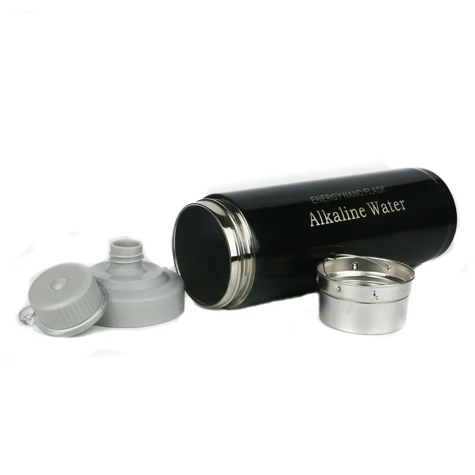 

Health Care Hydrogen Negative ION Water Ionizer Water Bottle Alkaline Nano Energy Flask Water Filter 10pcs/lot By DHL/Fedex A03