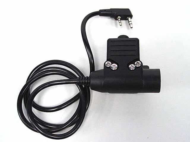 Element Airsoft U94 Headset PTT for Kenwood 2 Pin Radio