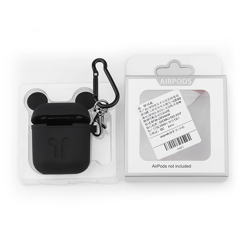 For Airpods 1 2 Silicone Protective Cover airpods accessories Earphone Case airpods case cute /i9S/i10s /i11/i12/i13 i20 130 Tws
