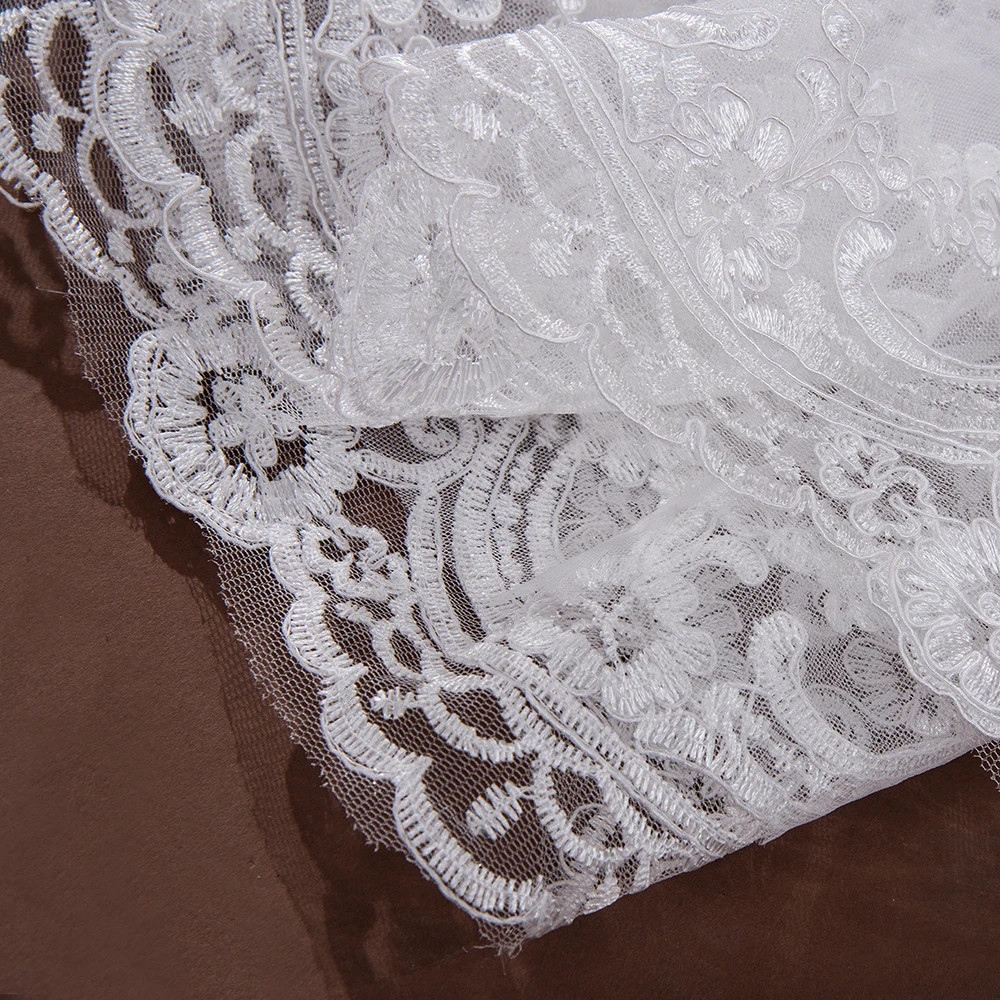 Babyonlinedress-3M-Lace-Edge-Long-Wedding-Veil-White-Ivory-One-Layer-Soft-Tulle-Bridal-Veil-Velo (1)