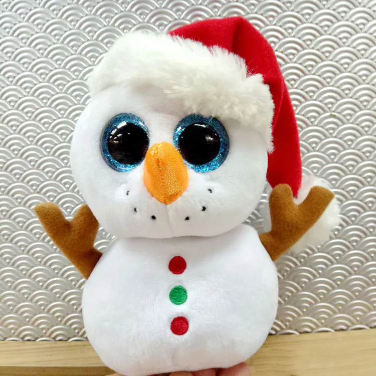 peluche ty bonhomme de neige