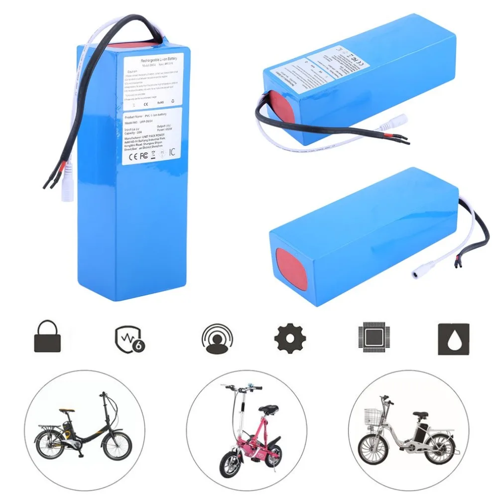 

48V 10AH 480W Practical Replacement Lithium Battery Li-ion Battery For Electric Bicycle E-Bike Bicycles Mountain Bikes