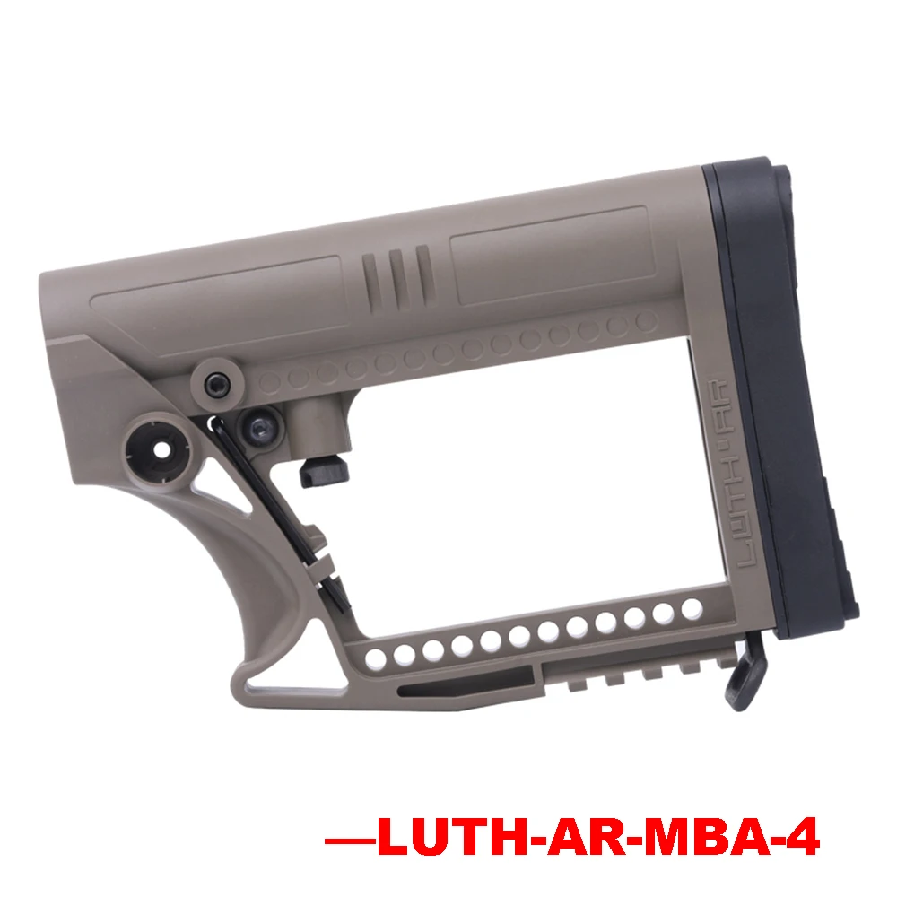 LUTH MBA-4 нейлон карабин приклад для страйкбола пневматические пистолеты Пейнтбол Аксессуары тактический CS Спорт jinMing9 M4 АК коробка передач запас