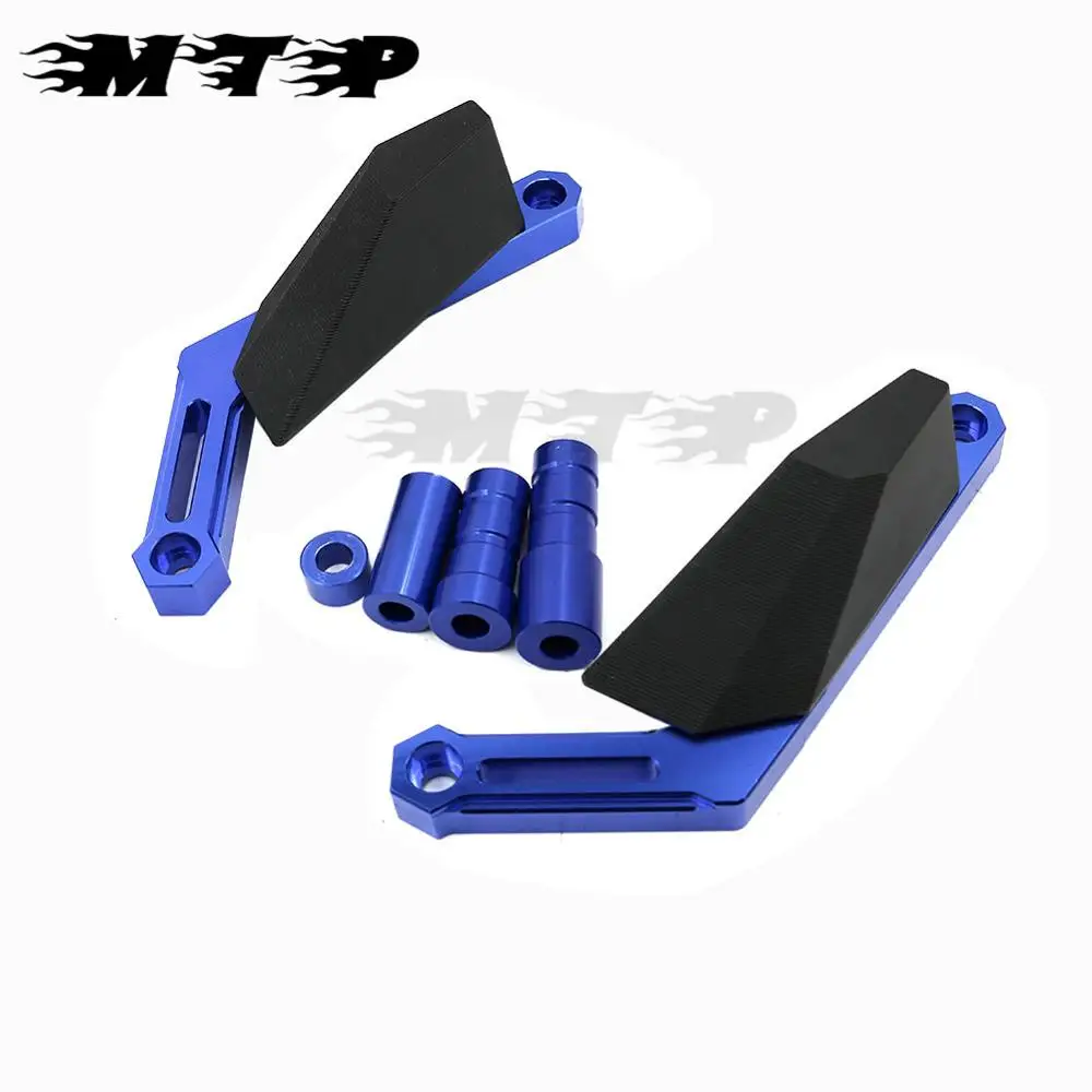 Crash Protecteurs pour Yamaha MT-09 TRACER XSR900 FZ-09 FJ09 frame sliders Bleu