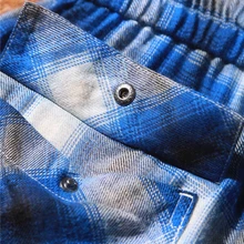 Независимая Самостоятельная дизайнерская брендовая уличная подиумная роскошная мужская toq качественная винтажная клетчатая шорты amekaji