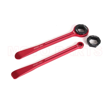 

Motorcycle Tyre Iron Set Changing Tool Kit Raceline Levers Hex Wrench Spanner Head 10MM 13MM 22MM 27MM 32MM For European Bike