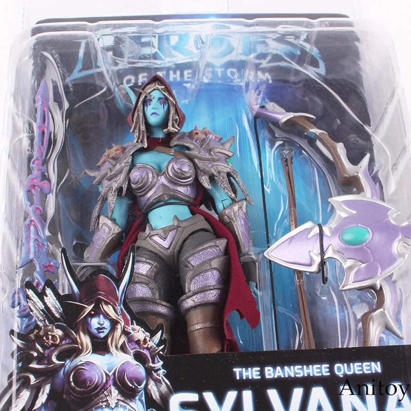 NECA "Heroes of The Storm" The Banshee queen Sylvanas ПВХ фигурка Коллекционная модель игрушки 17 см KT4779