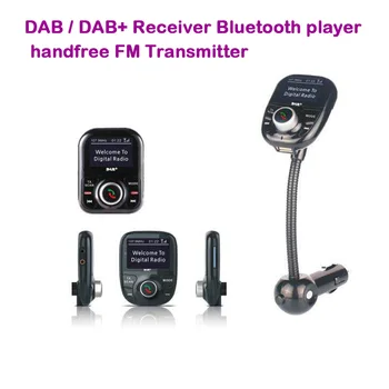 

Lenvio Car DAB+ Digital Radio In-car with FM Transmitter LCD Display Bluetooth Hands-free Digital Audio Broadcast USB Charger